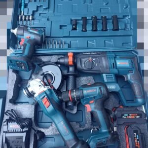 Комплект професионални инструменти Перфоратор Гайковерт Ъглошлайф Винтоверт BOSCH 18V ProCORE