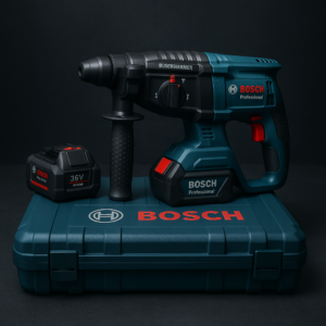 Акумулаторен Перфоратор BOSCH Professional | Безчетков | 2x Батерии 36V